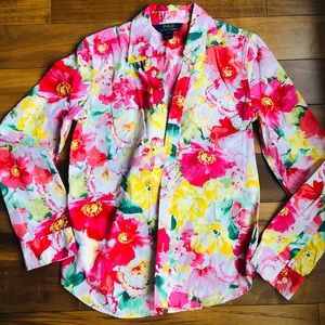 Ralph Lauren girls button down shirt